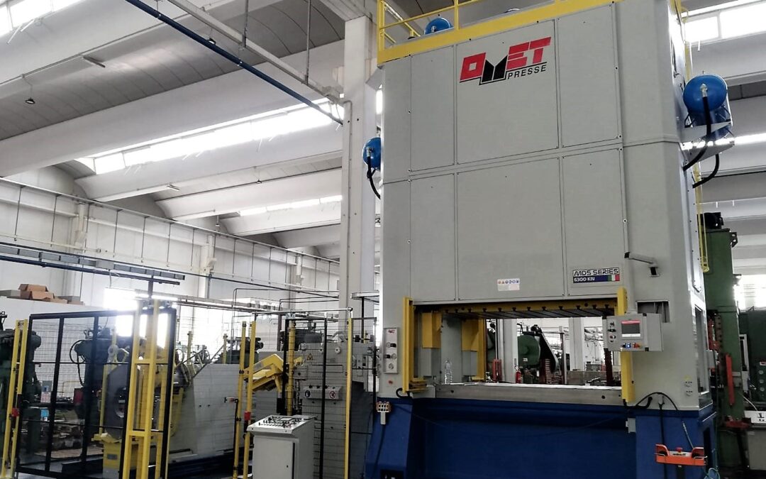 New realization: start-up of an Omet 630 ton press in the automotive sector